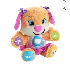 Fisher-Price Plush Learning Toy with Pink and Purple Accents